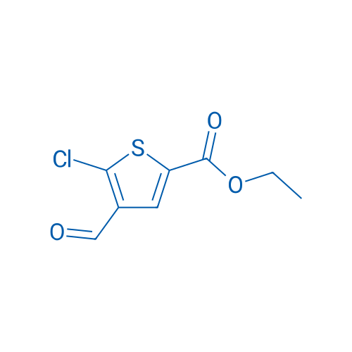 Ethyl 5-chloro-4-formylthiophene-2-carboxylate 250mg
