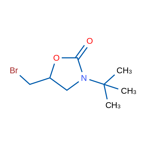 5-(Bromomethyl)-3-tert-butyl-1,3-oxazolidin-2-one 1g
