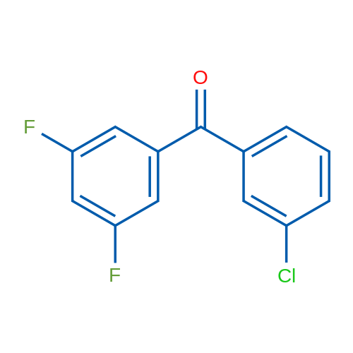3-Chloro-3',5'-difluorobenzophenone 1g