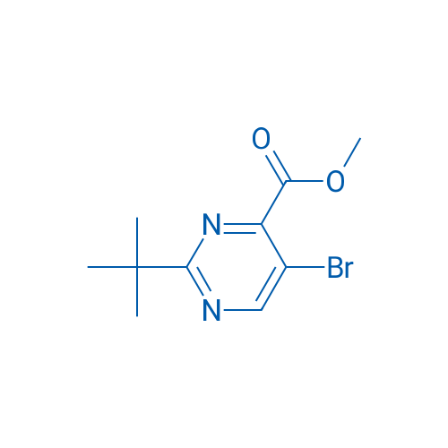 Methyl 5-bromo-2-(tert-butyl)pyrimidine-4-carboxylate 250mg