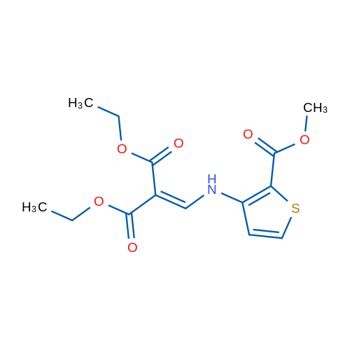 1,3-Diethyl 2-({[2-(methoxycarbonyl)thiophen-3-yl]amino}methylidene)propanedioate 1g