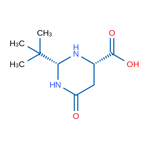 (2R,4S)-2-(tert-Butyl)-6-oxohexahydropyrimidine-4-carboxylic acid 1g