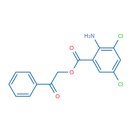 2-Oxo-2-phenylEthyl 2-amino-3,5-dichlorobenzoate 1g