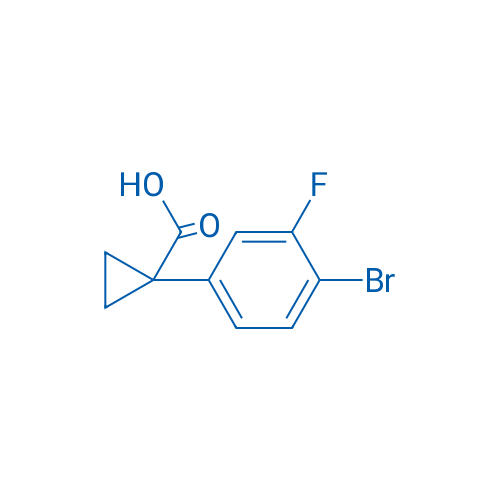 1-(4-Bromo-3-fluorophenyl)cyclopropanecarboxylic acid 250mg