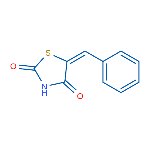 (5E)-5-(Phenylmethylidene)-1,3-thiazolidine-2,4-dione 1g