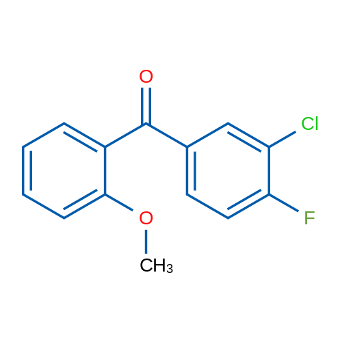 3-Chloro-4-fluoro-2'-methoxybenzophenone 1g