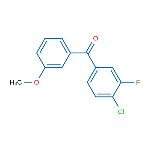 4-Chloro-3-fluoro-3'-methoxybenzophenone 1g