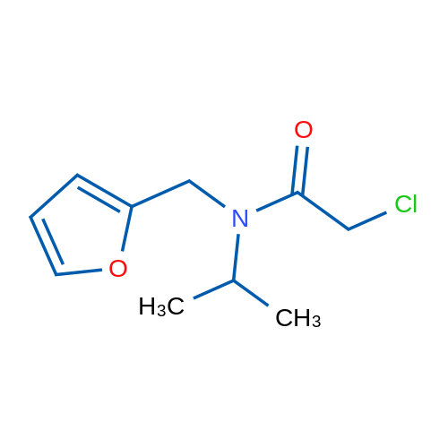 2-Chloro-N-(furan-2-ylmethyl)-N-isopropylacetamide 1g