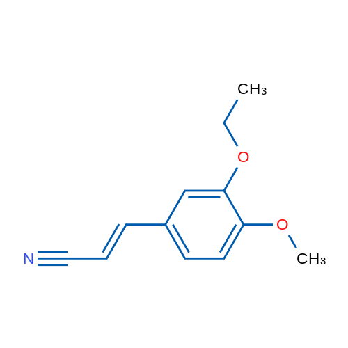 3-(3-Ethoxy-4-methoxyphenyl)prop-2-enenitrile 1g