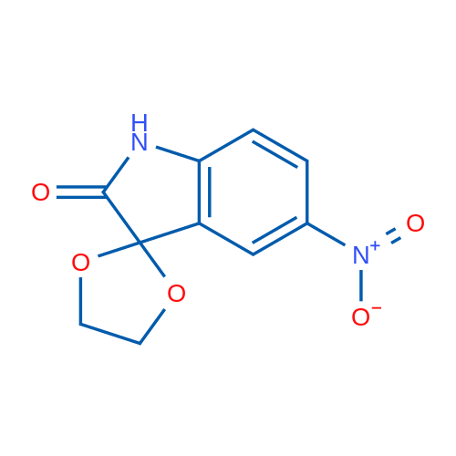 5'-Nitro-1',2'-dihydrospiro[1,3-dioxolane-2,3'-indole]-2'-one 250mg
