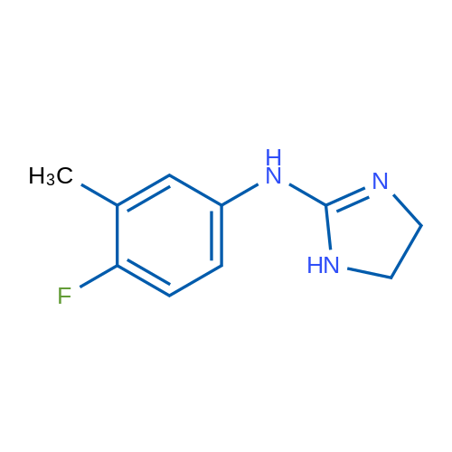 N-(4-Fluoro-3-methylphenyl)-4,5-dihydro-1H-imidazol-2-amine 1g
