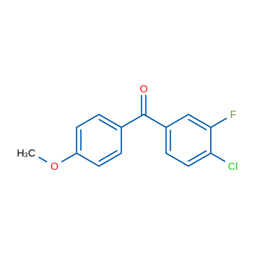 4-Chloro-3-fluoro-4'-methoxybenzophenone 1g