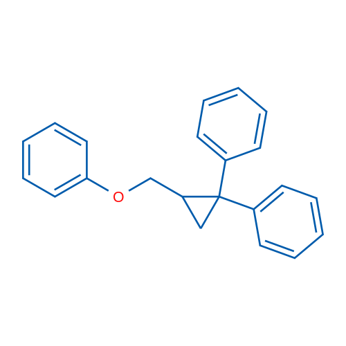 (2-(Phenoxymethyl)cyclopropane-1,1-diyl)dibenzene 1g