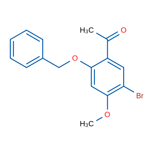 1-(2-(Benzyloxy)-5-bromo-4-methoxyphenyl)ethanone 1g