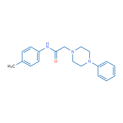2-(4-Phenylpiperazin-1-yl)-N-(p-tolyl)acetamide 1g
