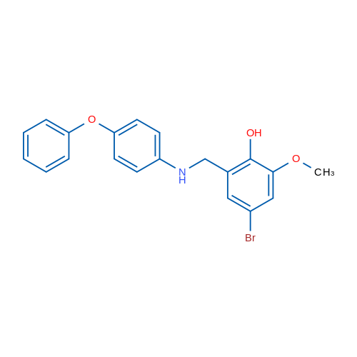 4-Bromo-2-methoxy-6-(((4-phenoxyphenyl)amino)methyl)phenol 1g