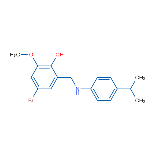 4-Bromo-2-(((4-isopropylphenyl)amino)methyl)-6-methoxyphenol 1g