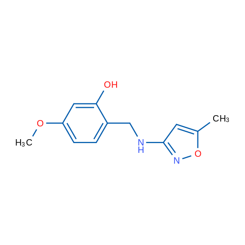 5-Methoxy-2-(((5-methylisoxazol-3-yl)amino)methyl)phenol 1g