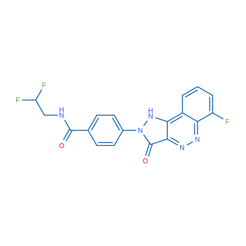 N-(2,2-Difluoroethyl)-4-(6-fluoro-3-oxo-1H-pyrazolo[4,3-c]cinnolin-2(3H)-yl)benzamide 1g