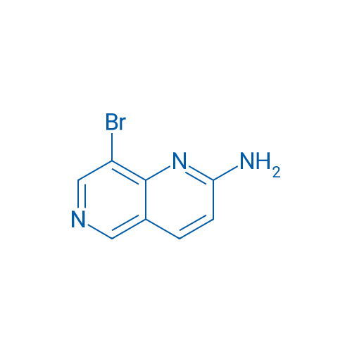 8-Bromo-1,6-naphthyridin-2-amine 100mg