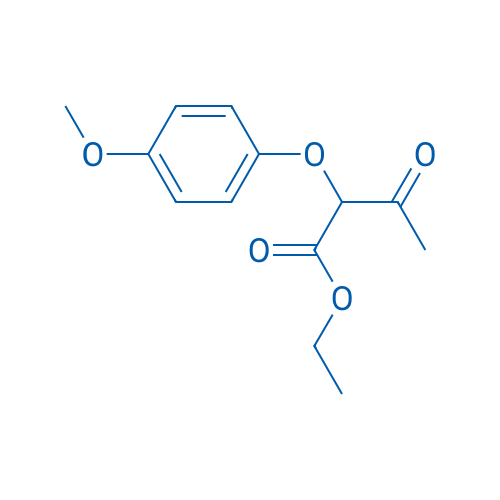 Ethyl 2-(4-methoxyphenoxy)-3-oxobutanoate 5g