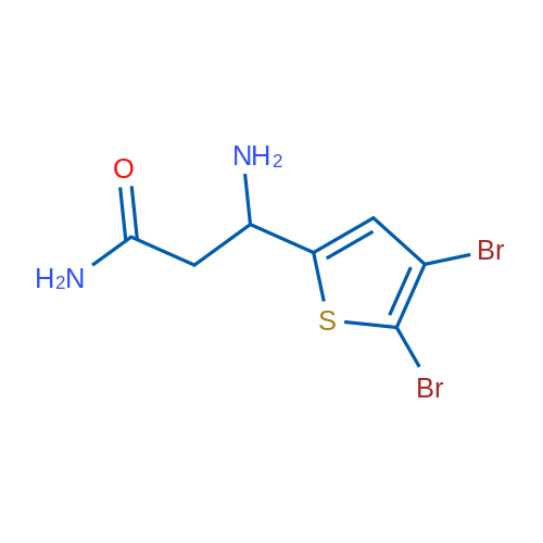 3-Amino-3-(4,5-dibromothiophen-2-yl)propanamide 1g