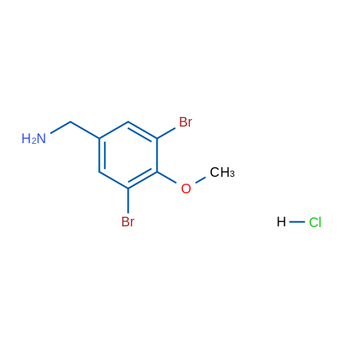(3,5-Dibromo-4-methoxyphenyl)methanamine hydrochloride 1g