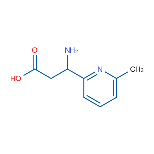 3-Amino-3-(6-methylpyridin-2-yl)propanoic acid 250mg