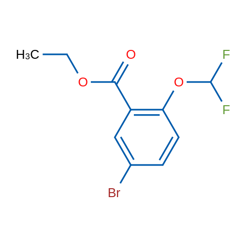 Ethyl 5-bromo-2-(difluoromethoxy)benzoate 1g