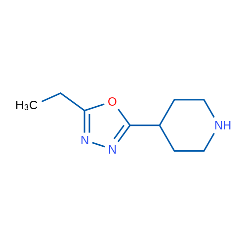 2-Ethyl-5-(piperidin-4-yl)-1,3,4-oxadiazole 1g