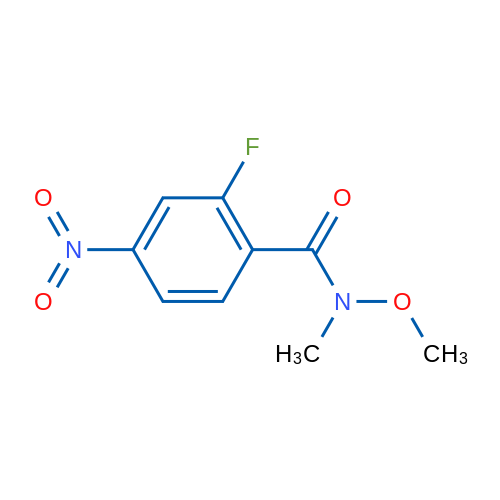 2-Fluoro-N-methoxy-N-methyl-4-nitrobenzamide 5g