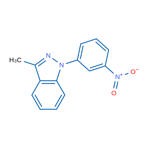 3-Methyl-1-(3-nitrophenyl)-1H-indazole 1g