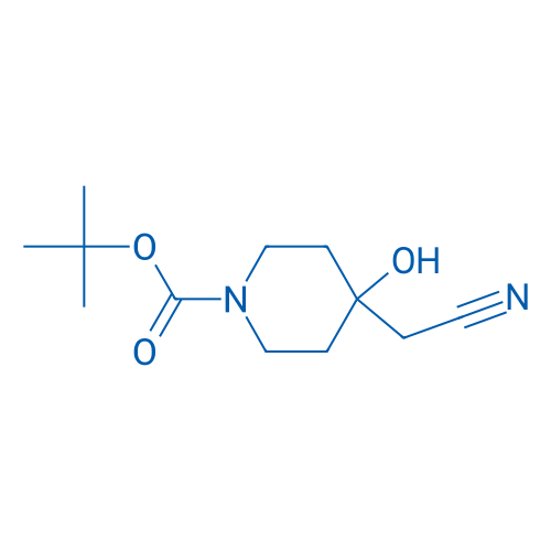 tert-Butyl 4-(cyanomethyl)-4-hydroxypiperidine-1-carboxylate 1g