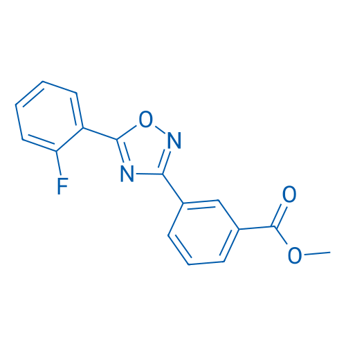Methyl 3-(5-(2-fluorophenyl)-1,2,4-oxadiazol-3-yl)benzoate 250mg