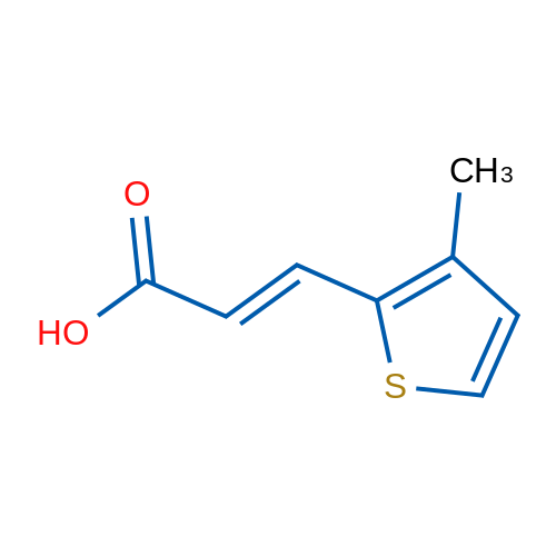 3-(3-Methylthiophen-2-yl)acrylic acid 1g