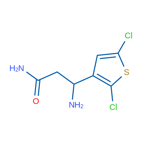 3-Amino-3-(2,5-dichlorothiophen-3-yl)propanamide 1g