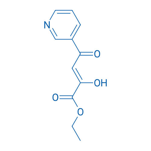 Ethyl (2Z)-2-hydroxy-4-oxo-4-(pyridin-3-yl)but-2-enoate 250mg