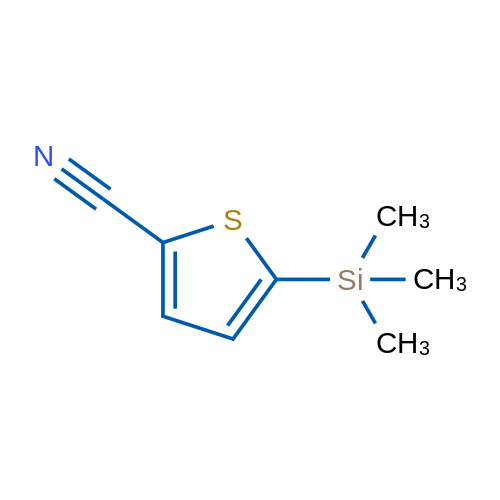 5-Trimethylsilanyl-thiophene-2-carbonitrile 1g