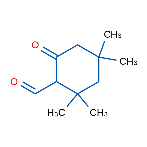 2,2,4,4-Tetramethyl-6-oxocyclohexane-1-carbaldehyde 1g