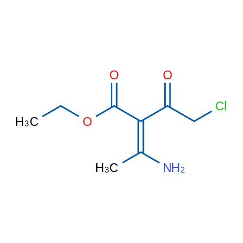 EThyl (2e)-3-amino-2-(chloroacetyl)but-2-enoate 1g