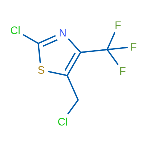 2-Chloro-5-(chloromethyl)-4-(trifluoromethyl)thiazole 1g