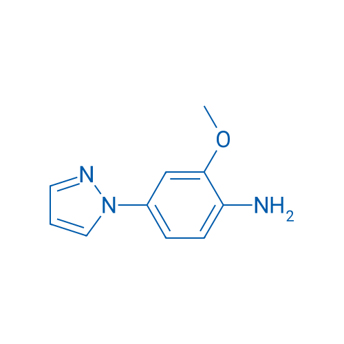 2-Methoxy-4-(1H-pyrazol-1-yl)aniline 250mg