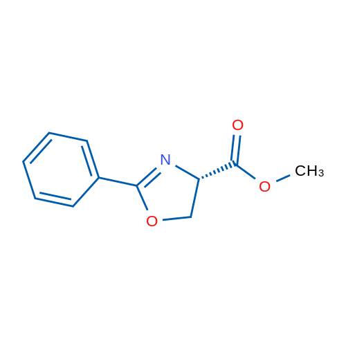 (S)-Methyl 2-phenyl-4,5-dihydrooxazole-4-carboxylate 250mg
