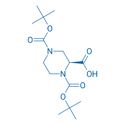 (S)-1,4-Bis(tert-butoxycarbonyl)piperazine-2-carboxylic acid 25g