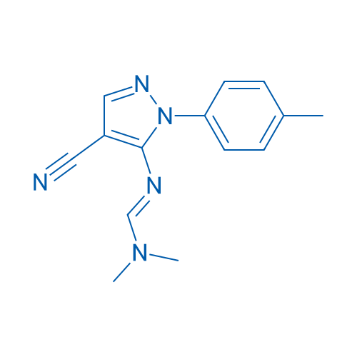 (E)-N'-[4-Cyano-1-(4-methylphenyl)-1H-pyrazol-5-yl]-N,N-dimethylmethanimidamide 1g