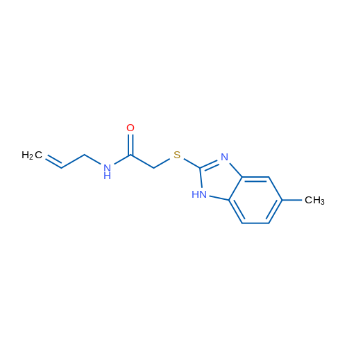 2-[(5-Methyl-1H-1,3-benzodiazol-2-yl)sulfanyl]-N-(prop-2-en-1-yl)acetamide 1g
