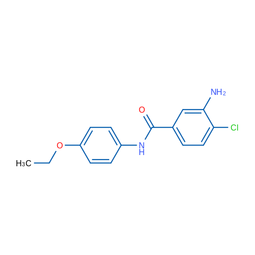 3-Amino-4-chloro-N-(4-ethoxyphenyl)benzamide 250mg