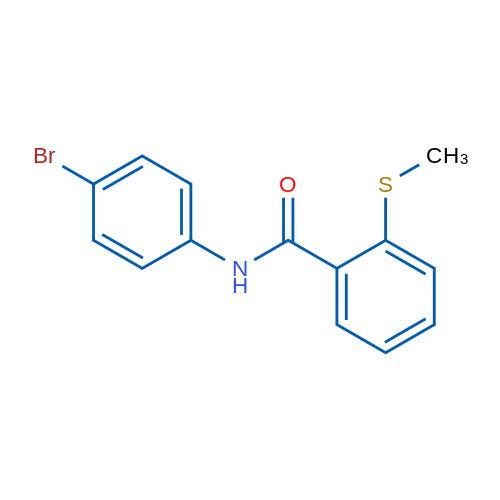 N-(4-Bromophenyl)-2-(methylsulfanyl)benzamide 1g