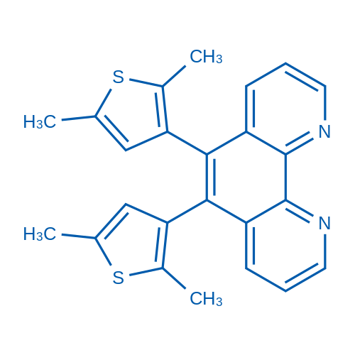 5,6-Bis(2,5-dimethylthiophen-3-yl)-1,10-phenanthroline 100mg