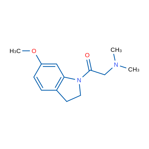 2-(Dimethylamino)-1-(6-methoxyindolin-1-yl)ethanone 1g